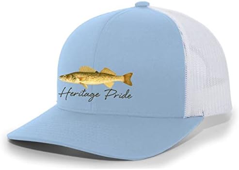 גאווה גאווה אוסף דגי מים מתוקים וואלי דיג דיג גברים רקומים רשת אחורית כובע בייסבול כובע בייסבול