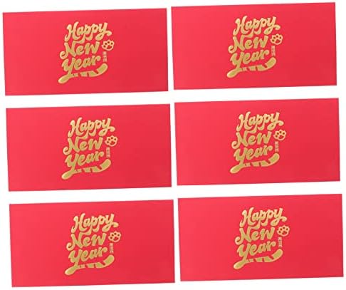 6 יחידות 2022 2022 שנה של נמר אדום מנות חג המולד מתנות מתנת מעטפות סיני אדום מעטפות 2022 סיני חדש שנה כסף סיני חדש שנה