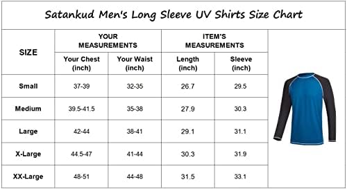 חולצות שחייה של שרוול ארוך לגברים Rashguard upf 50+ UV חולצת הגנה על שמש אימון אתלטי אימון טיול חולצת טריקו