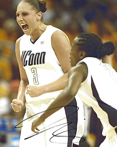 דיאנה טאורסי חתמה על UConn Huskies כדורסל 8x10 הוכחת COA