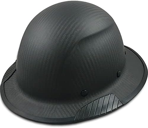 חברת הבטיחות בטקסס אמריקה בפועל חומר סיבי פחמן כובע קשה עם כובע קשה- שוליים מלאים