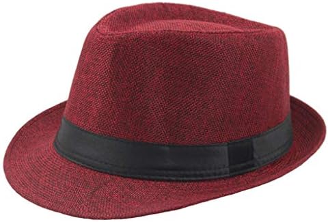 גברים מוצקים וינטג 'כובע פנמה כובע באולר כובע שמש עם להקה שחורה קלאסית פדורה ג'נטלמן כובע חתונה חליפה חיונית