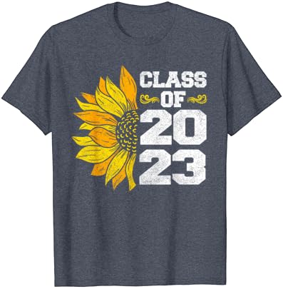 חצי כיתת חמניות של 2023 חולצות, חולצת טריקו לנשים מצחיקות