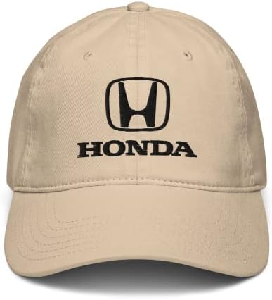 כובע בייסבול מתכוונן לוגו הונדה שחור