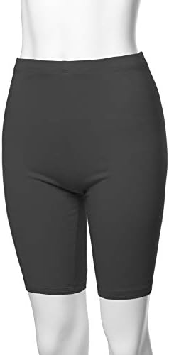 נשים של בסיסי מוצק פרימיום כותנה אמצע ירך עלייה גבוהה אופנוען ברמודה מכנסיים קצרים