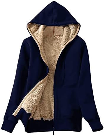 אופנה לנשים Cokuera סתיו חורף קפוצ'ונים בצבע אחיד מעיל סוודר סיבתית רופפת חמה קטיפה קטיפה ארוכה ז'קט ז'קט.