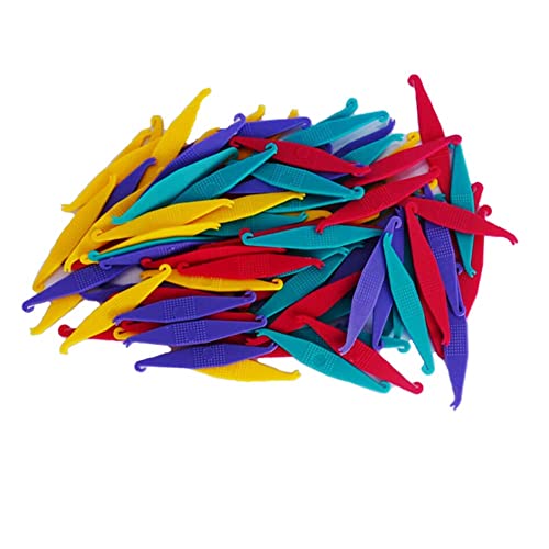 פלסדנט אפ2004-פלסטיק חד פעמי אורתו אלסטיים פלסרים 100 / פק מגוון צבעים
