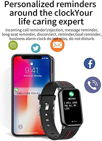 שעון חכם של AceSport Fitness Watch עם צג דופק צג לחץ דם צג Bluetooth Call Play Music Music Multipe Modes מידע