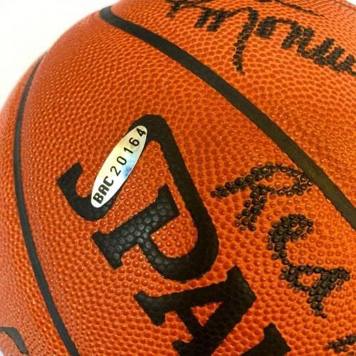 1972-73 New York Knicks NBA Champs Team חתמה על משחק NBA כדורסל UDA COA - כדורסל חתימה