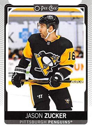 2021-22 O-PEE-CHEE 42 ג'ייסון צוקר פיטסבורג פינגווינים NHL כרטיס מסחר בהוקי