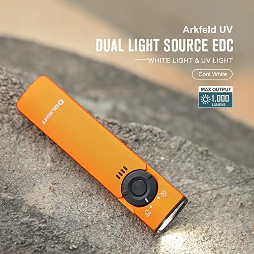 Olight Arkfeld UV 365Nm צרור אור שחור עם Baton3 Pro 1500 Lumens EDC פנסים נטענים
