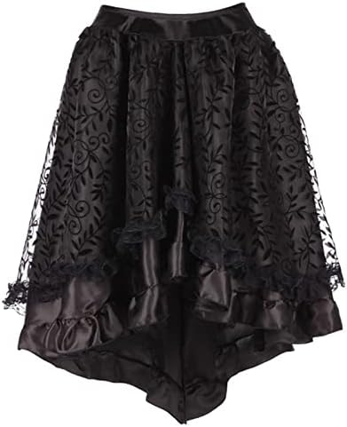 Vifucz Womens Mini Skort Goth Gothic מותניים גבוהים עם חצאיות קיץ לנשים מזדמנים