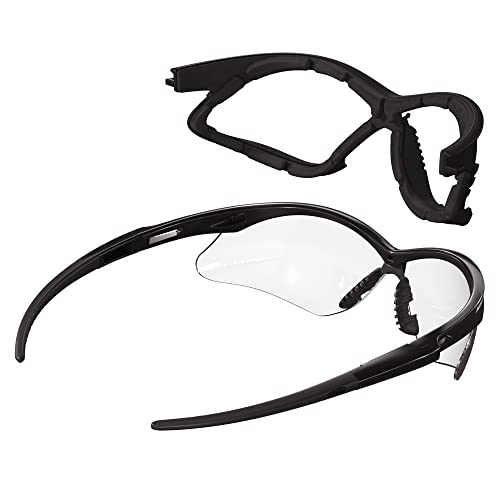Kleenguard ™ v30 Nemesis ™ משקפי בטיחות קצף, עם ציפוי אנטי ערפל של Kleenvision ™, עדשות ברורות, מסגרת שחורה