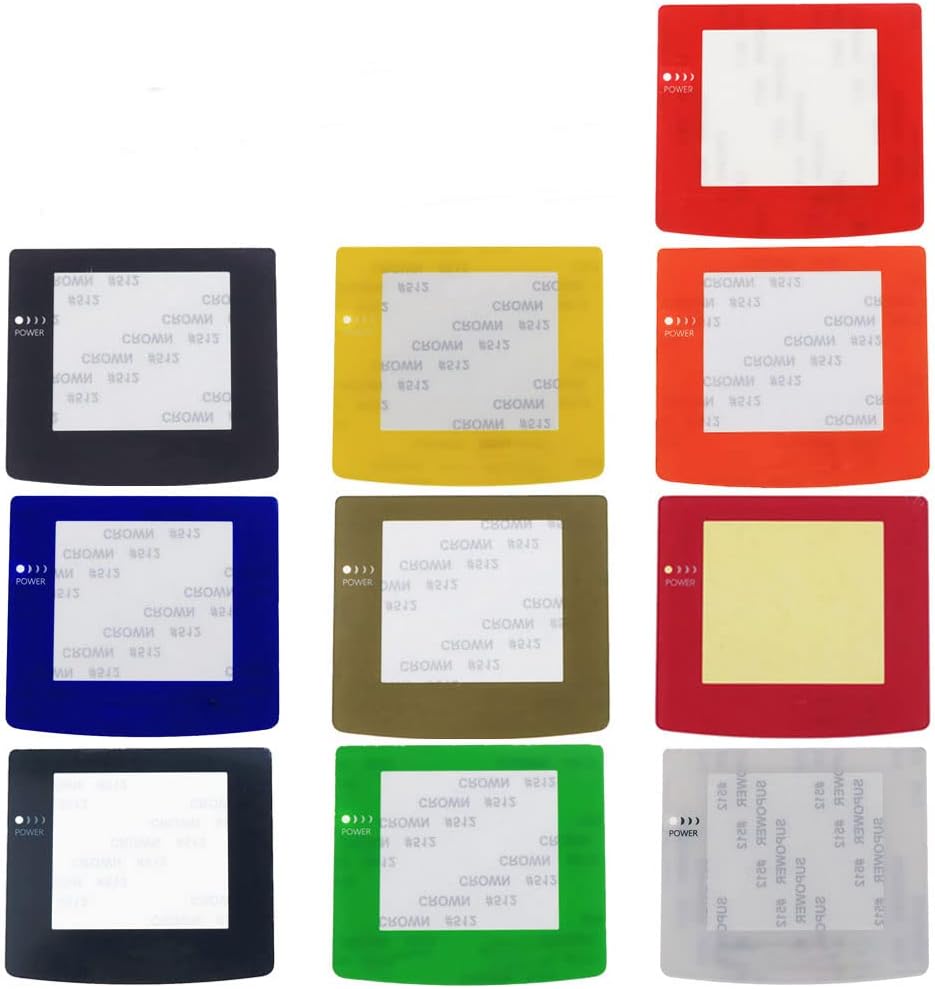 פלסטיק מסך עדשת מגן עבור גיימבוי צבע מסך פלסטיק מראה פנל משחק קונסולת החלפה