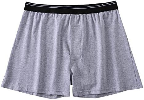 תחתוני BMISEGM תחתונים לגברים מתאגרפים תחתונים בית חץ כותנה בית כותנה רופפת גודל גודל מתאגרף מכנסי מכנסיים פיג'מה מכנסיים
