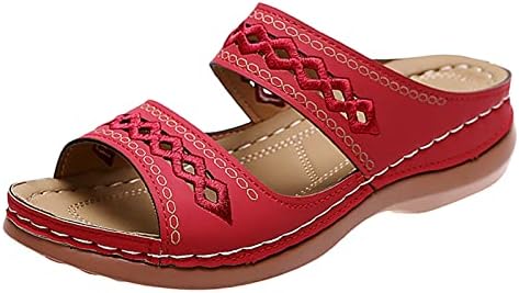 נשים נעלי מים קיץ מוצק להחליק על מזדמן פתוח הבוהן טריזי רך תחתון לנשימה נעלי בית מתנות חתונה סנדלי