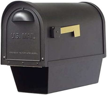 תיבת דואר מיוחדת לייט קלאסית על שפת המדרכה עם צינור נייר