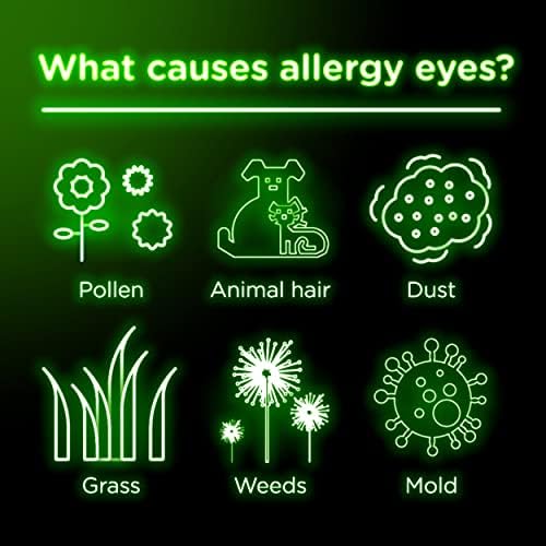 ויזין אלרגיה הקלה רב פעולה אנטיהיסטמין טיפות עיניים, אדום, עיניים מגרדות, 0.5 פלורידה. עוז