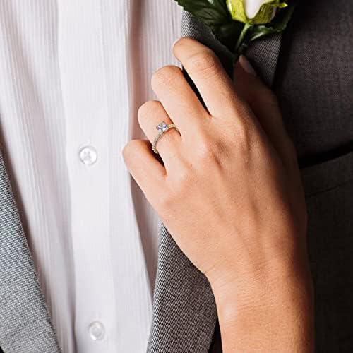 2023 זירקוניה זירקוניה לנשים פשוטה של ​​נשים טבעת נישואין טבעת עדינה