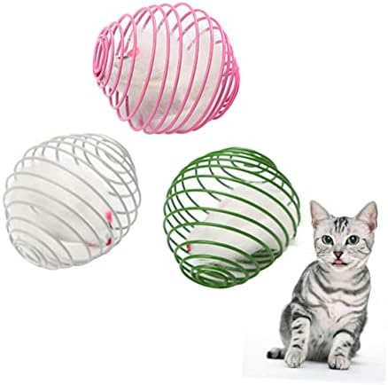 Ipetboom 3pcs rj קטיפה עכברים לחתול צעצועים לחתלתול צעצועים חתול וצעצוע צעצוע משחק לחתול כלוב צעצועים לחתול חיית המחמד מספקת
