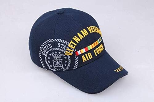 מנגלו חיל האוויר האמריקאי וייטנאם ותיק כובע רקמת כובע בייסבול כובע מגן כובע