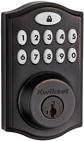 קוויקסט 99140-024 קוד חכם 914 מסורתי חכם מנעול לוח מקשים אלקטרוני בריח דלת מנעול עם מפתח חכם אבטחה ו-גל בתוספת, ונציאני