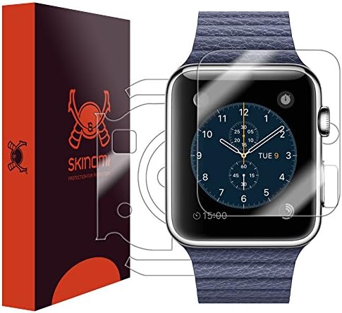 Skinomi גוף מלא מגן עור תואם לסדרת Apple Watch 1 Techskin כיסוי מלא סרט HD Slue