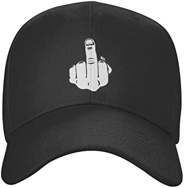 שיהיה לך יום נעים כובע אצבע אמצעי גברים גברים בייסבול כובע בייסבול מתכוונן כובעי משאיות שחורות מתכווננות