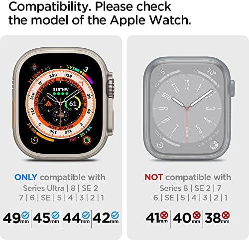 להקת Spigen Lite Fit מעוצבת ללהקת Apple Watch עבור Apple Watch Ultra, סדרה 8/7, סדרה SE2/6/SE/5/4 וסדרה 3/2/1 לולאת סולו ניילון