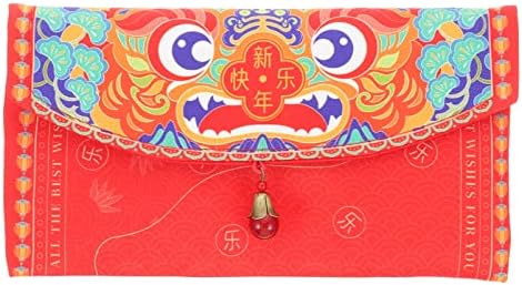 חתונה טובה הסיני בד אדום מעטפות הונגבאו מתנה לעטוף שקיות אדום מזל כסף כיסי מתנה סיני מזל רקמת מעטפת עם קשר לשנה חדשה חתונה