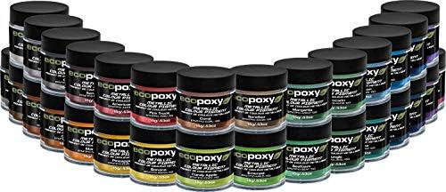 Ecopoxy 15 גרם אבקת פיגמנט צבע מתכתית - צבע שרף אפוקסי לוויתן