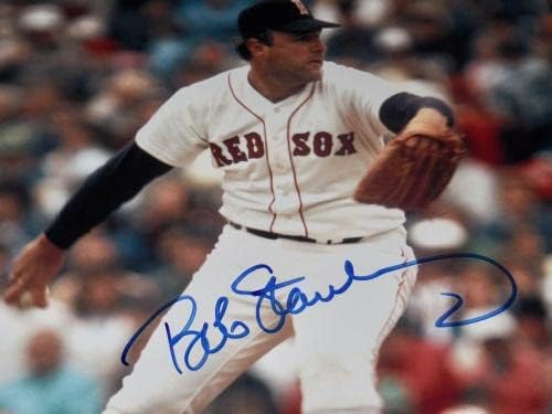 בוב סטנלי חיצה 8x10 צילום צבע - בוסטון רד סוקס! - תמונות MLB עם חתימה
