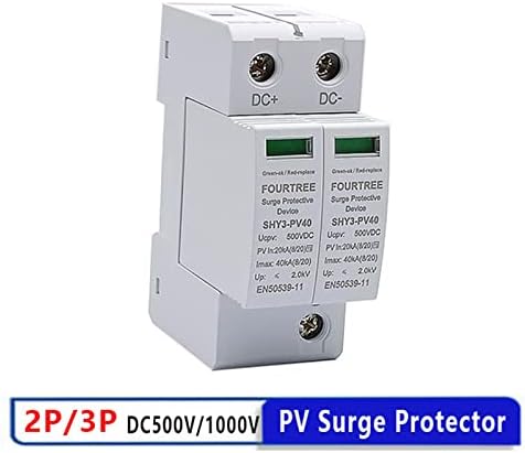 Scruby PV Surge Surge Protector 2P 500VDC 3P 1000VDC ARRESTER DEVICE SPD מתג בית מתג מערכת סולארית סימון