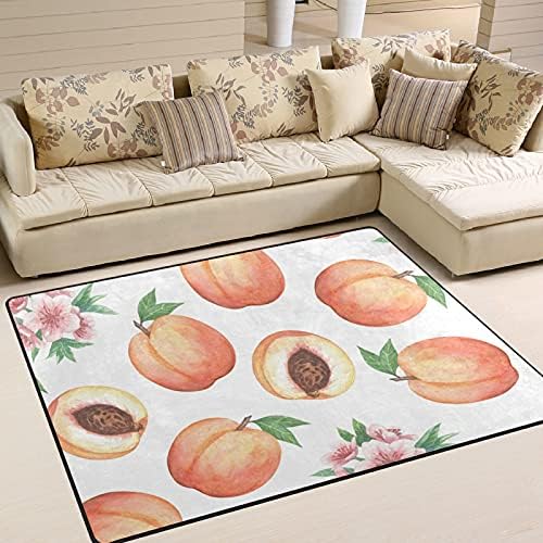 אפרסקים בצבעי מים שטיחים גדולים של שטיחי שטיחים משעשון שטיח פליימאט לילדים משחק חדר שינה חדר חדר שינה 63