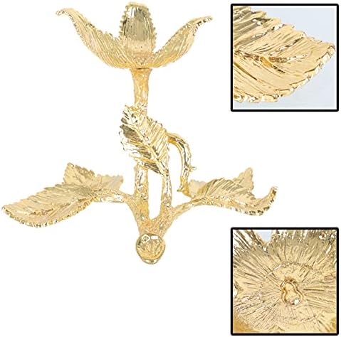 עמדת תכשיטים של קאבילוק 3 יחידות כדורי אמנות עיצוב קישוט זהב עיצוב אחסון ייחודי: זהב עדין למשרד עיצוב קריסטל כד ג'ייד בית