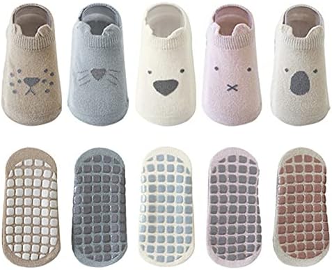Qandsweat פעוט תינוק גרבי גרביים קטנות בנות קטנות גרבי רצפה חמודות 8-36 חודשים