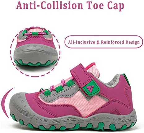 מישנשה בנות בנות נעלי הליכה נעלי ילדים אנטי התנגשות ללא החלקה נעלי ספורט בטרקים חיצוניים טפסים על טיפוס על ריצה