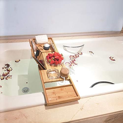 תירור אמבטיה עץ אמבטיה אמבטיה תושבת אמבטיה לא אמבטיה ללא החלקה מסגרת טלפונים ניידים מחזיק אמבטיה מגש יין מתלה אמבטיה קאדי