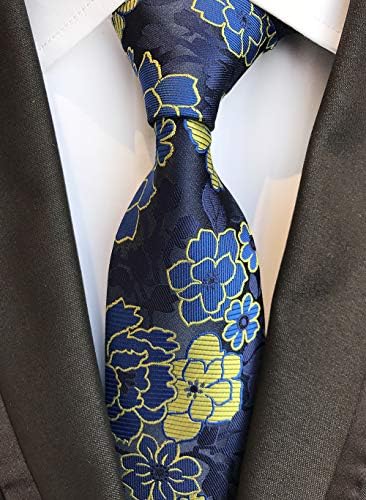 גברים של חידוש פרחוני חתונה עניבת אקארד ארוג יוקרה דפוס דק עניבה 3.15