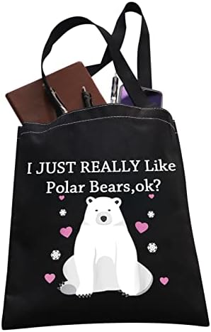 קסיאנפה דובי קוטב איפור תיק דוב קוטב מאהב מתנה הארקטי צפון מוט קוסמטי תיק אני פשוט באמת כמו דובי קוטב