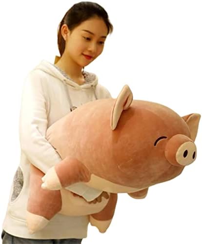נופא כרית חיבוק חזיר רך שומן רך, כרית חיבוק, חזיר חמוד ממולא מתנות לבעלי חיים מתנות למצעים, יום הולדת לילדים, ולנטיין,