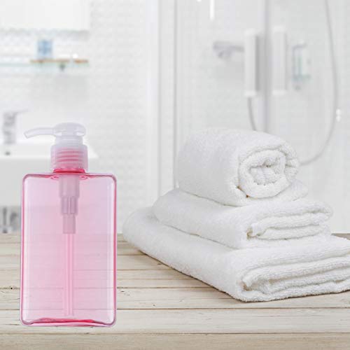 Topbathy 2 pcs בקבוקי משאבת פלסטיק ריקים של שמפו פטג ריקים מתקן קרם מים ניקוי נוזלים למילוי חדר ניקוי נוזלים