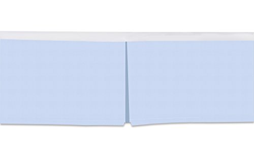 עריסה מוצקה של בקאטי/חצאית פעוט חצאית אבק אבק, כחול, טיפה של 13 אינץ '