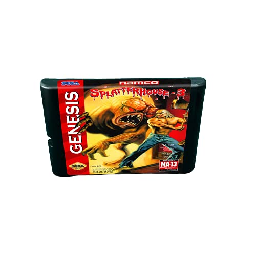 Aditi Splatterhouse 3 - 16 סיביות מחסנית משחקי MD עבור Megadrive Genesis