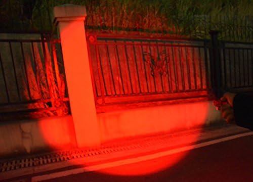 Wayllshine (חבילה של 3 פנס אור אדום של מצב יחיד, מצב 1 LED אדום פנס פנס אדום לפיד, אור אדום אדום אדום לאסטרונומיה,