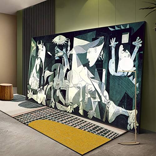 פבלו פיקאסו הדפסת בד קיר אמנות פוסטר, פיקאסו ציורי מוכן תליית סלון קישוט 80 על 160 סמ עם מסגרת, 80 על 160 סמ