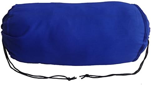 כרית זעפרן כרית ציפית מיטה דקורטיבית מחזקת כיסוי כרית עגולה 9 קוטר x 24 כיסוי נשלף כחול ארוך