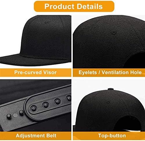 כובע בהתאמה אישית כובע בייסבול היפ הופ, כובע מותאם אישית, עיצוב הכובע שלך הוסף מתנת לוגו של צוות תמונות