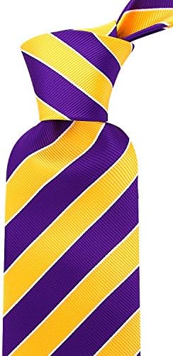 עניבות פסים במכללה לגברים-עניבה ארוגה-עניבות גברים עניבת צוואר מאת סקוט אלן