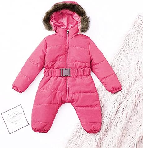 תינוק רומפר חיצוני לבגדי שלג בנות מעיל סרבל סרבל סרבל מעיל ברדס מעיל בנות חמים ומעיל מעיל ילדים ז'קט שלג